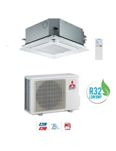 Climatizzatore Condizionatore Mitsubishi Electric Inverter A Cassetta Serie Slz-m25fa Da 9000 Btu A++ Gas R32 Wi Fi Ready New