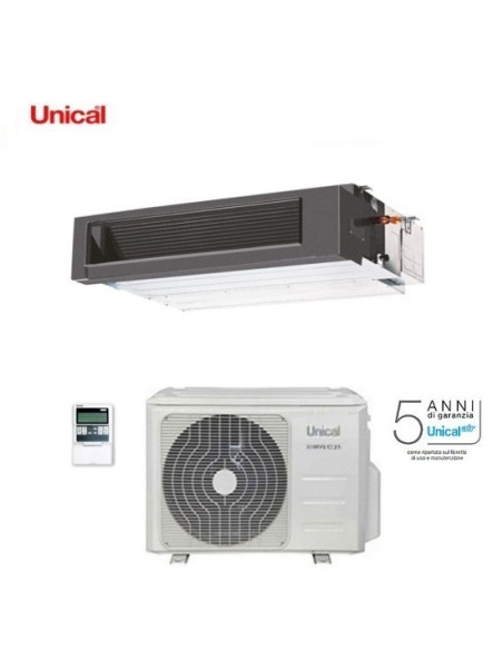 Climatizzatore Condizionatore Canalizzabile Unical Air Modello Cn10 30h Da 30000 Btu In Classe A++ Gas R32
