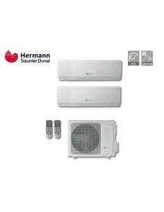 Climatizzatore Condizionatore Saunier Duval Dual 9+12 Modello Vivair Uni-comfort Da 9000+12000 Btu Con Sdh 19-040 Mc2no In R32