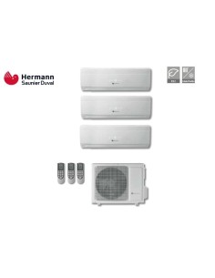 Climatizzatore Condizionatore Saunier Duval Trial 7+9+12 Mod Vivair Uni-comfort 7000+9000+12000 Btu Con Sdh19-070mc3no In R32