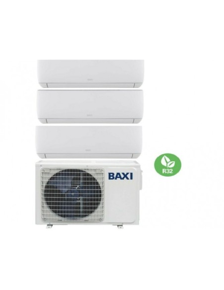 Climatizzatore Baxi Trial Split inverter Astra R32 7000+9000+9000 BTU con LSGT60-3M Wi-Fi Optional