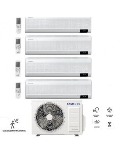 Climatizzatore Condizionatore Quadri Split Inverter Samsung Windfree Elite 7000+7000+7000+9000 AJ080TXJ4KG Wi-Fi 7+7+7+9 R-32 2