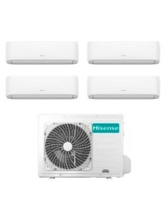Climatizzatore Hisense Condizionatore Serie HI COMFORT 9+9+12+12 CF quadri split esterna 4AMW81U4RAA Gas R32