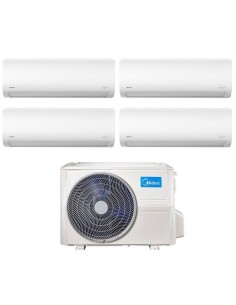 Climatizzatore Condizionatore Midea Quadri Split Inverter serie XTREME 9+12+12+12 con M4O-36FN8 R-32 Wi-Fi Integrato 9000+12000+