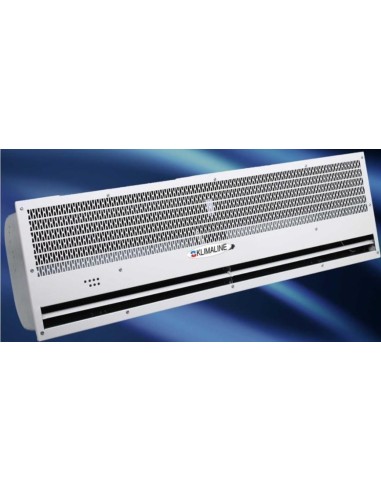 Barriera d'Aria ad Incasso 120 cm Klimaline con Telecomando 2 Velocità BIANCA NASCOSTA con Resistenza