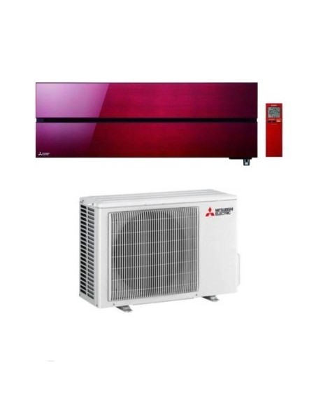 Climatizzatore Mitsubishi Electric Serie KIRIGAMINE STYLE RUBY RED 18000 BTU Inverter Con MSZ-LN50VGV Wi-Fi Incluso R32 A+++/A+++