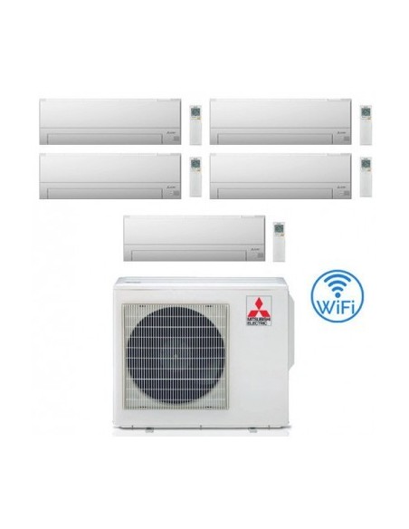Mitsubishi Electric Serie Bt penta split 9000+12000+12000+12000+12000 BTU MXZ-5F102VF Wi-Fi optional R32