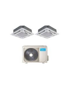 Midea dual split 9000+9000 BTU M20-18FN8 Wi-Fi optional R32