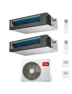 Climatizzatore TCL Canalizzato Canalizzabile Dual split...